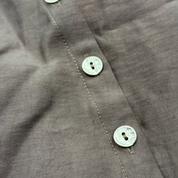 🆕 CULT GAIA 🧿 NWOT Romia Button-Detail Dress, Affogato Brown - Sz L - Picture 10 of 12